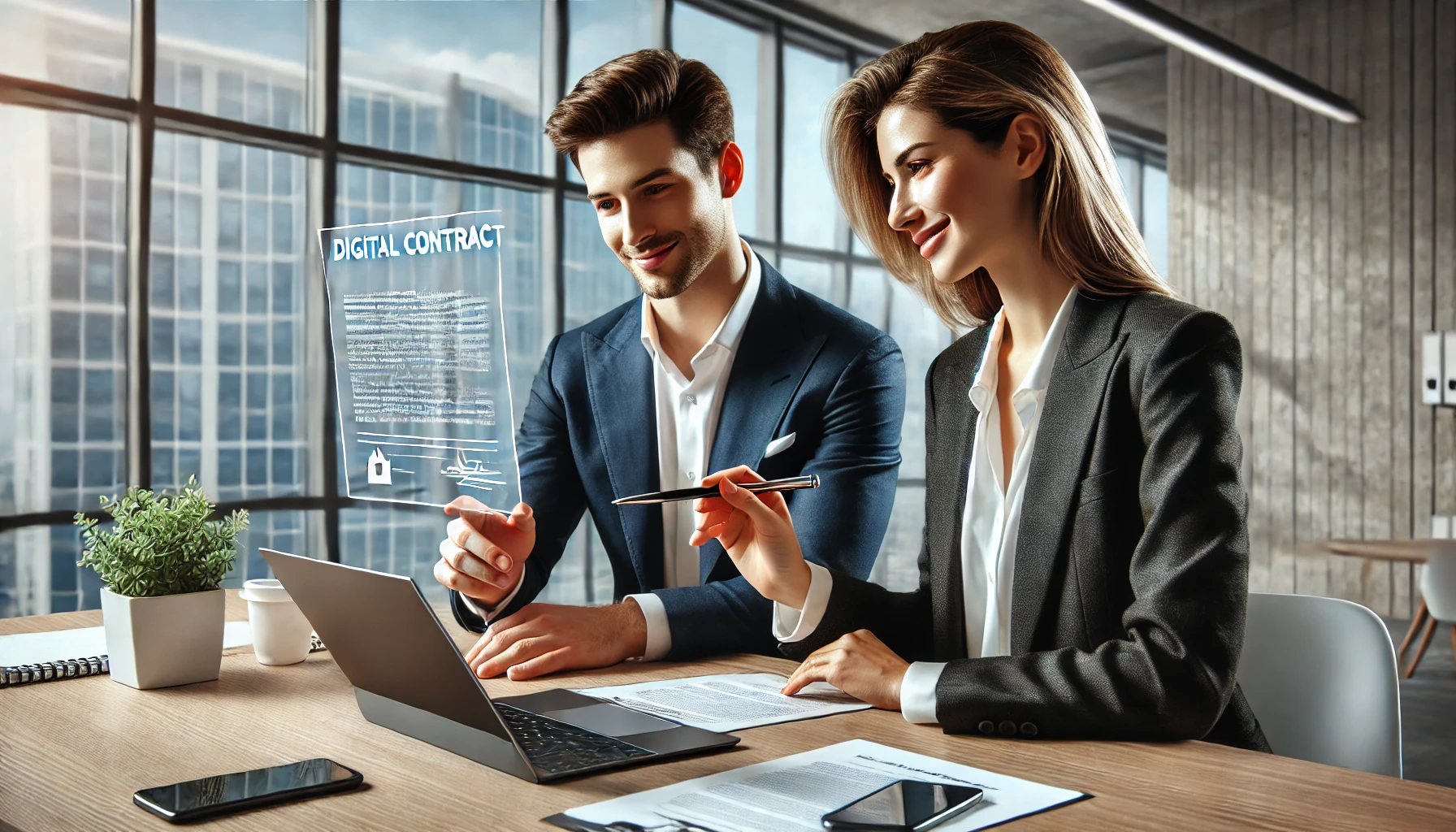 Contratos Digitales- Revolucionando el Sector Inmobiliario en 2024